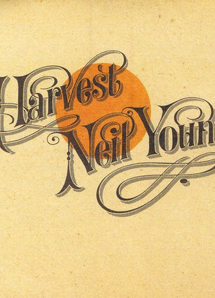 the album cover for Neil Young - Harvest