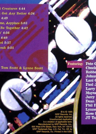 Tom Scott : Night Creatures (CD, Album)