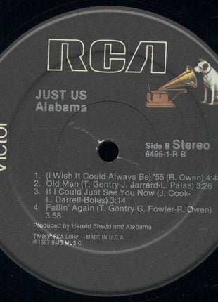 Alabama : Just Us (LP, Album, Hau)