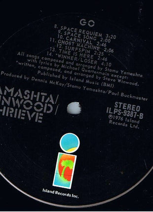 Stomu Yamash'ta / Steve Winwood / Michael Shrieve : Go (LP, Album, San)