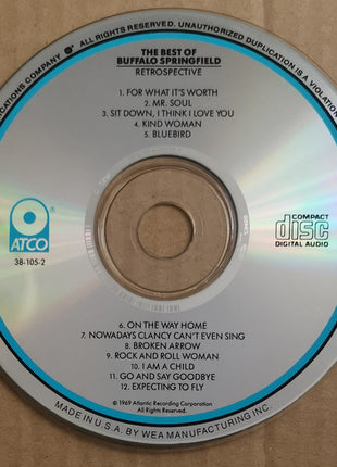 Buffalo Springfield : Retrospective - The Best Of Buffalo Springfield (CD, Comp, RE, RP)