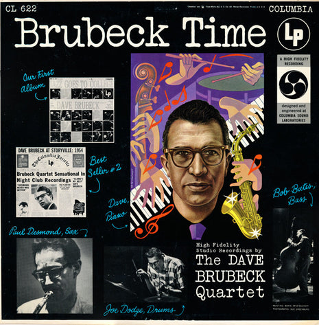 The Dave Brubeck Quartet : Brubeck Time (LP, Album, Mono, RP)