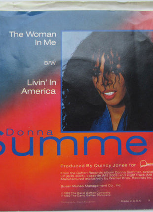 Donna Summer : The Woman In Me (7", Win)