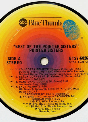 Pointer Sisters : The Best Of The Pointer Sisters (2xLP, Comp, Pit)