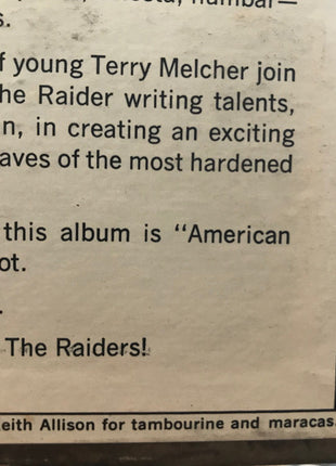Paul Revere & The Raiders : Midnight Ride (LP, Album, Mono, Pit)
