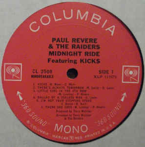 Paul Revere & The Raiders : Midnight Ride (LP, Album, Mono, Pit)