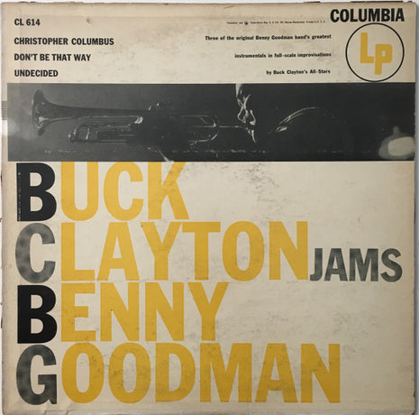 Buck Clayton With His All-Stars : Buck Clayton Jams Benny Goodman (LP, Mono)