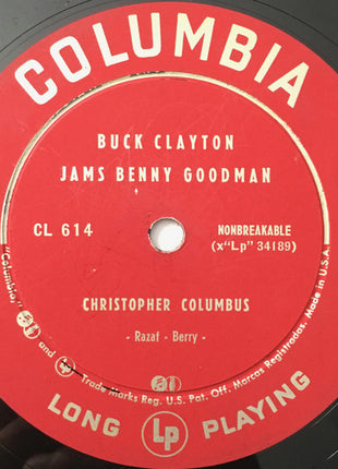 Buck Clayton With His All-Stars : Buck Clayton Jams Benny Goodman (LP, Mono)
