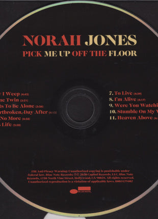 Norah Jones : Pick Me Up Off The Floor (CD, Album)