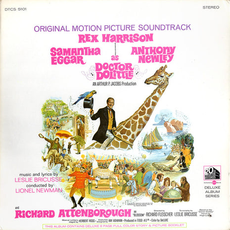 Leslie Bricusse : Doctor Dolittle Original Motion Picture Soundtrack (LP, Album, Gat)