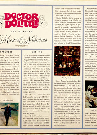 Leslie Bricusse : Doctor Dolittle Original Motion Picture Soundtrack (LP, Album, Gat)