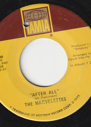 The Marvelettes : Marionette / After All (7", Single)