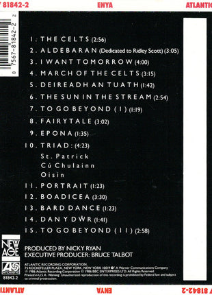 Enya : Enya (CD, Album)