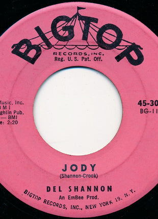 Del Shannon : Runaway / Jody (7", Single)