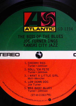 Joe Turner* : The Boss Of The Blues Sings Kansas City Jazz (LP, Album, RE)