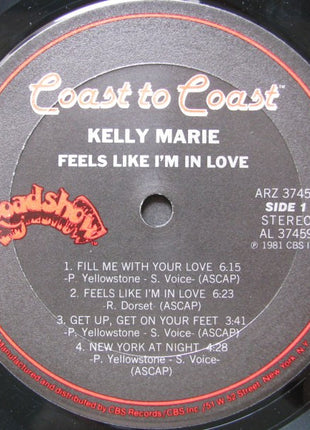 Kelly Marie : Feels Like I'm In Love (LP, Album)