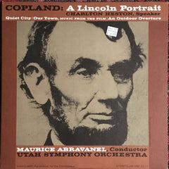 Aaron Copland : A Lincoln Portrait / Quiet City / Our Town, Music From The Film / An Outdoor Overture (LP, Album)