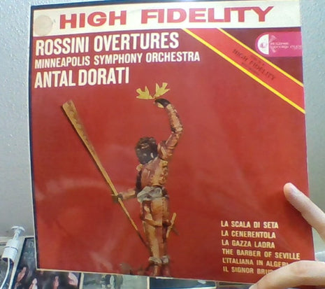 Gioacchino Rossini : Rossini Overtures Minneapolis Symphony Orchestra Antal Dorati (LP)