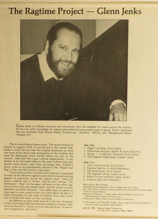 Glenn Jenks : The Ragtime Project  (LP)