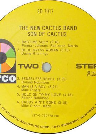 The New Cactus Band : Son Of Cactus (LP, Album, Pre)