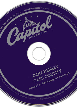 Don Henley : Cass County (CD, Album, Dlx, Dig)
