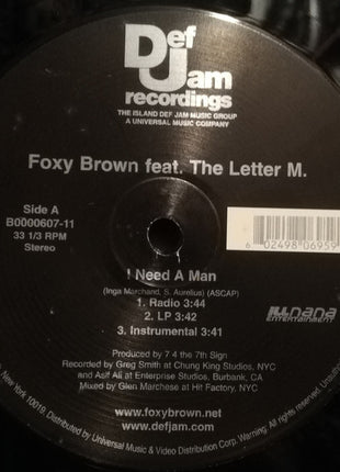 Foxy Brown : I Need A Man (12")