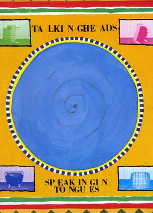 the album cover for Talking Heads - Speaking in Tongues