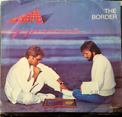 America (2) : The Border (7", Single, Win)