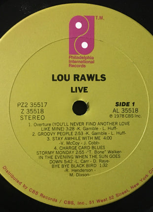 Lou Rawls : Live (2xLP, Album, Ter)