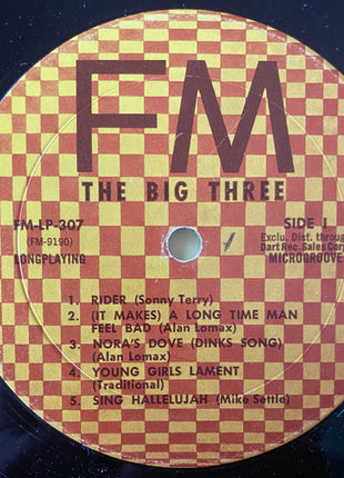 The Big 3 : The Big 3 (LP, Album, Mono, Mon)