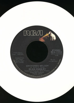 Elvis Presley : Unchained Melody (7", Single, Mono, Ltd, Whi)