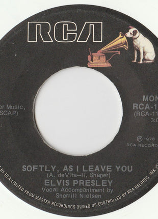 Elvis Presley : Unchained Melody (7", Single, Mono, Ltd, Whi)