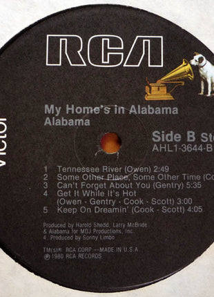 Alabama : My Home's In Alabama (LP, Album, Ind)