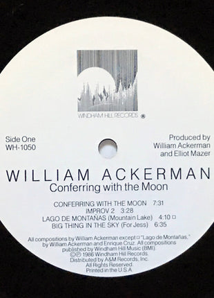 William Ackerman : Conferring With The Moon (LP, Album, EMW)