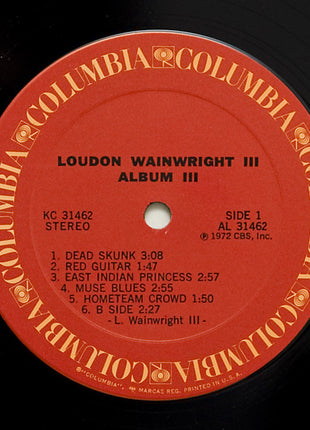 Loudon Wainwright III : Album III (LP, Album, Pit)