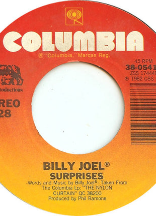 Billy Joel : You're Only Human (Second Wind) (7", Single, Styrene, Pit)