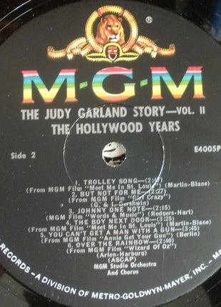 Judy Garland : The Judy Garland Story Vol. 2: The Hollywood Years! (LP, Comp)