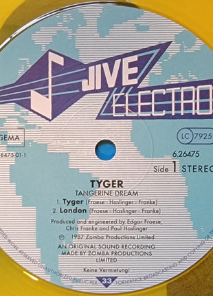 Tangerine Dream : Tyger (LP, Album, RSD, RE, Yel)