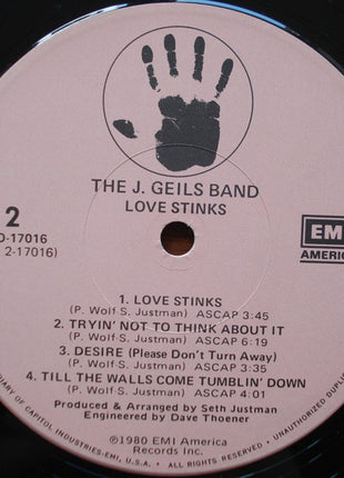 The J. Geils Band : Love Stinks (LP, Album, All)
