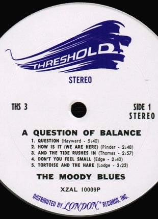 The Moody Blues : A Question Of Balance (LP, Album, P -)