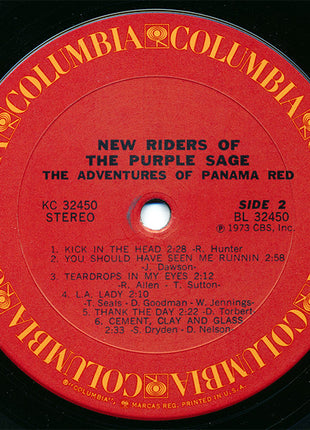 New Riders Of The Purple Sage : The Adventures Of Panama Red (LP, Album, Ter)