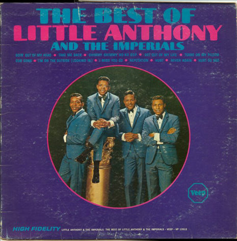 Little Anthony & The Imperials : The Best Of Little Anthony & The Imperials (LP, Comp, Mono, RE)