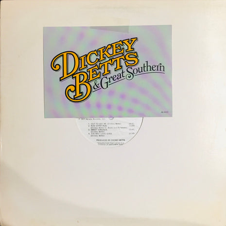 Dickey Betts & Great Southern : Dickey Betts & Great Southern (LP, Album, TP)