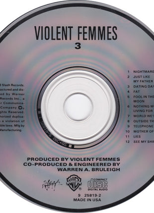 Violent Femmes : 3 (CD, Album)