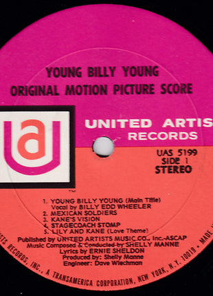 Shelly Manne : Young Billy Young - Original Motion Picture Score (LP, Album)