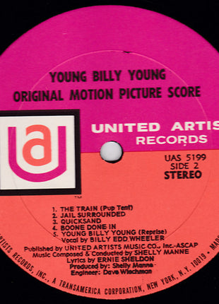 Shelly Manne : Young Billy Young - Original Motion Picture Score (LP, Album)