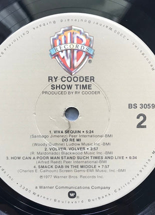 Ry Cooder : Show Time (LP, Album, Jac)