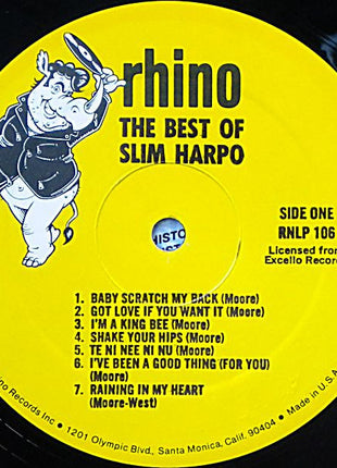 Slim Harpo : The Best Of Slim Harpo - The Original King Bee (LP, Comp)