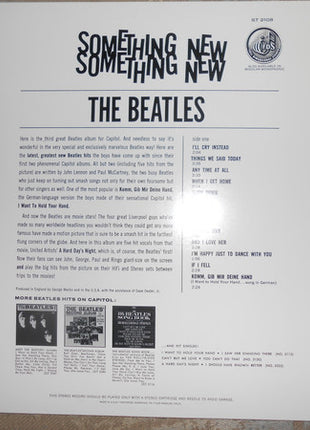 The Beatles : Something New (LP, Album, RE, Jac)