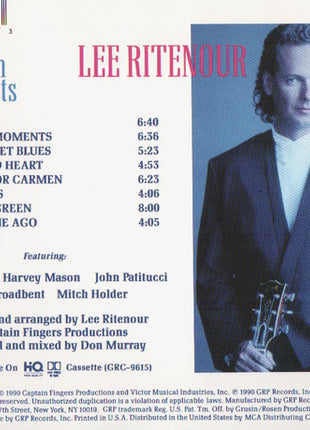 Lee Ritenour : Stolen Moments (CD, Album, Club, CRC)
